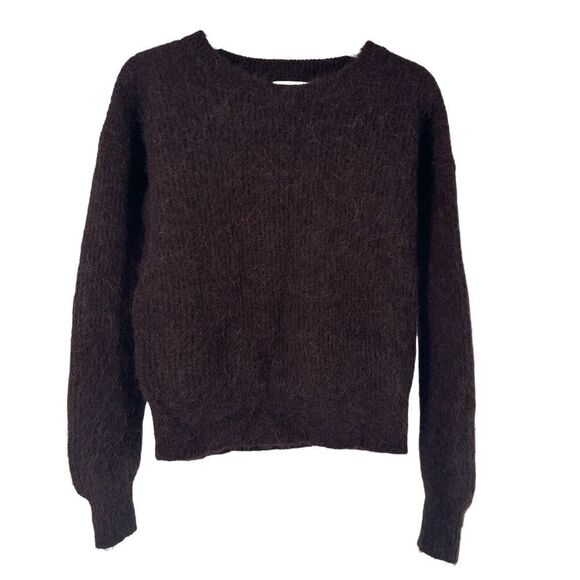 Banana Republic BR/HTG-SF78 Sweater Brown Alpaca Wool Blend Size S Womens Cozy - Picture 1 of 8